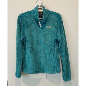The North Face Womens Turquoise Fleece Jacket Full Zip XS